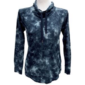 NWT STYLE & CO SPORT PULLOVER TIEDYED LONG SLEEVE SHIRT W/ FRONT POCKET SZ. LP